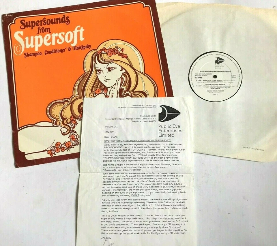 Supersounds 12 Vinyl PROMO Funk Soul  Johnny Guitar Watson Booker T & The MG's - Image 3 of 4
