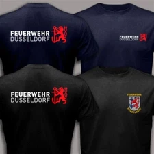 Feuerwehr Düsseldorf Germany Fire Department Firefighter Gift T-shirt