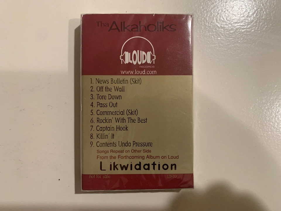 RARE The Alkaholiks Cassette Loud Sealed - Image 2 of 3