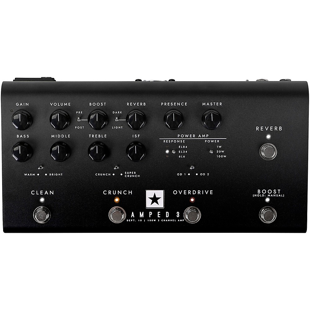 Blackstar AMPED 3 100w Guitar Power Amplifier with 3 Channels 