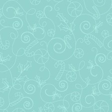 Cup Of Cheer By KimberBell - Aqua Candy Scroll 10209-Q