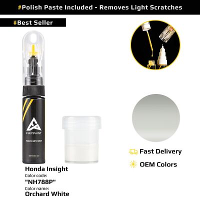 Touch up Paint for Honda Insight Code: NH788P Orchard White