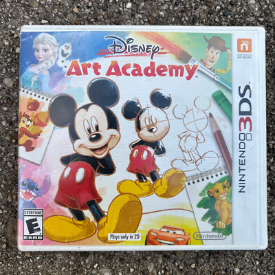Disney Art Academy Nintendo 3DS Complete in Box 2016