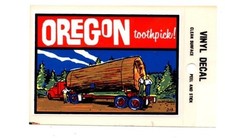 Lot of 12 Oregon Toothpick Luggage Decals Stickers - New - Free S&H