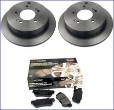 2X BREMSSCHEIBEN + BREMSKLÖTZE HINTEN FÜR HYUNDAI TUCSON / KIA SPORTAGE 2005 -
