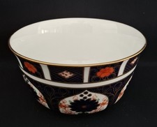 ROYAL CROWN DERBY OLD IMARI #1128 12X6CM BOWL C1972.