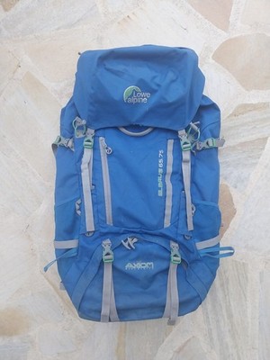 Lowe Alpine Elbrus 65.75 Axiom Back System Rucksack Blau Nylon