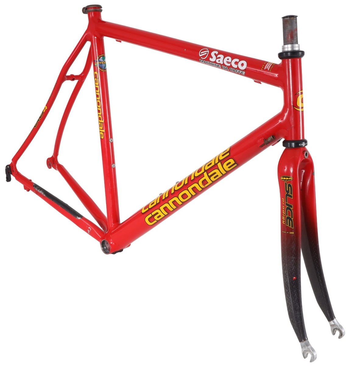 Cannondale CAAD4 Team Saeco Alloy Frameset 56cm RED Carbon 700c