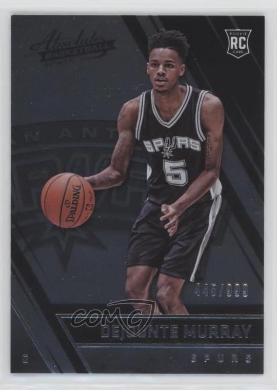 2016-17 Panini Absolute Rookies 445/999 Dejounte Murray #199 a6i