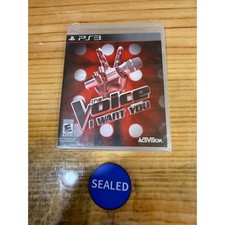 The Voice: I Want You - Sony PlayStation 3 PS3 (Brand New / Sealed)