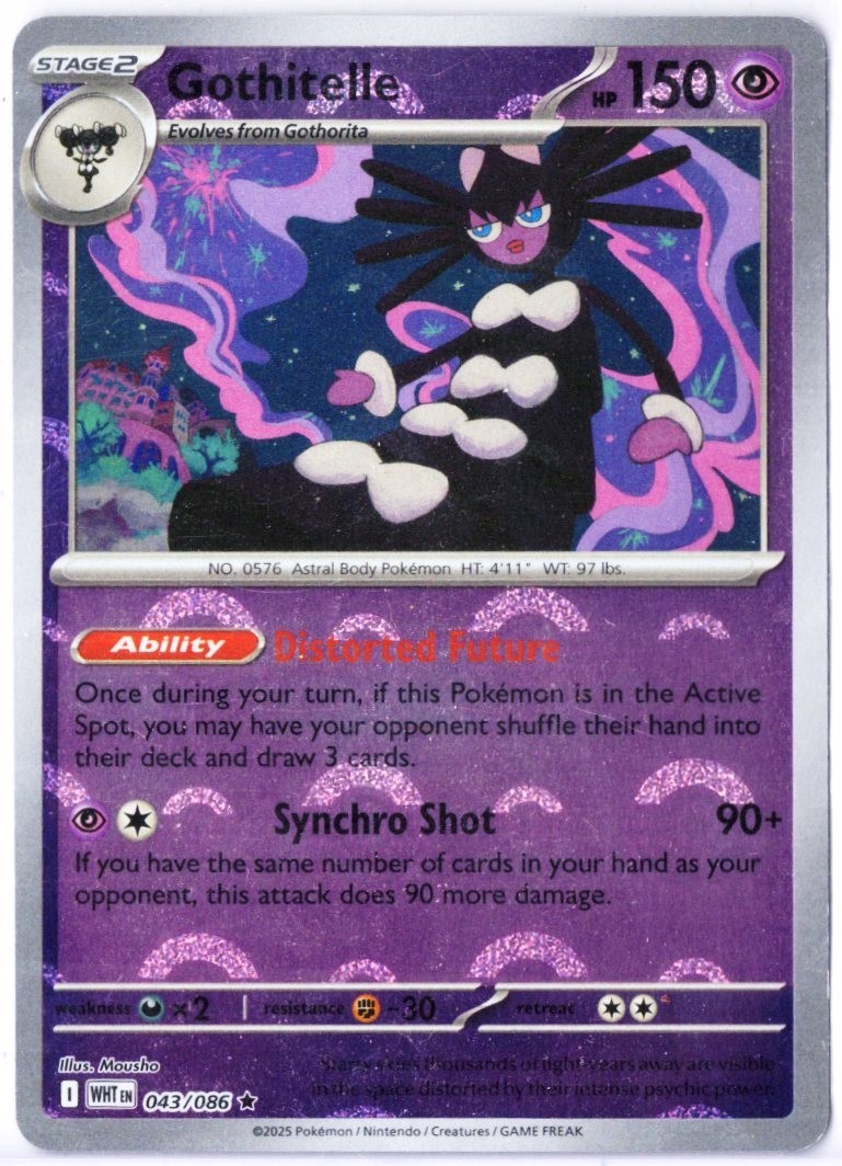 Gothitelle (Poke Ball Pattern) 043/086 - Pokemon TCG SV: White Flare Holo NM