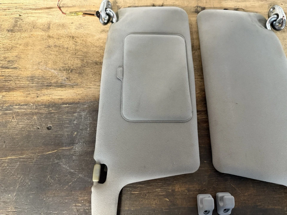 Juego de parasol gris con clip para Honda Accord 1990-1993 lado conductor pasajero Foto 4 de 4