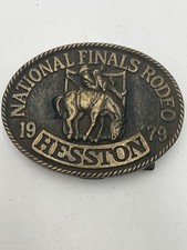 1979 NFR Hesston Rodeo Belt Buckle National Finals Rodeo 5th Edition PRCA