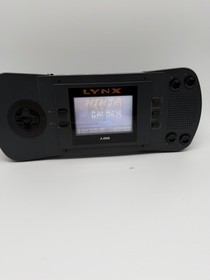 Atari Lynx Model 1 Console VINTAGE With Case and 4 Games All Tested Works Great