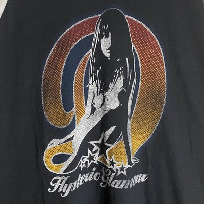 トップス hysteric glamour logo print raglan tee hysteric glamour logo print raglan tee