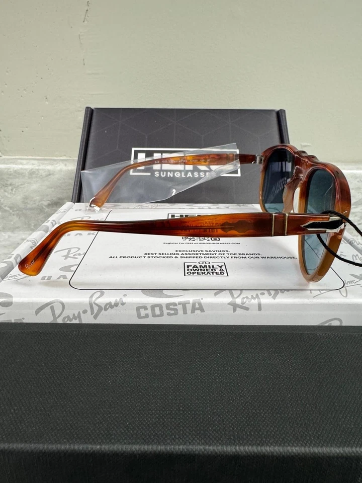 PERSOL | NUEVO | 0649S | 0649 1025 - S3 | RESINA E VENTA | AZUL CLARO Foto 4 de 4