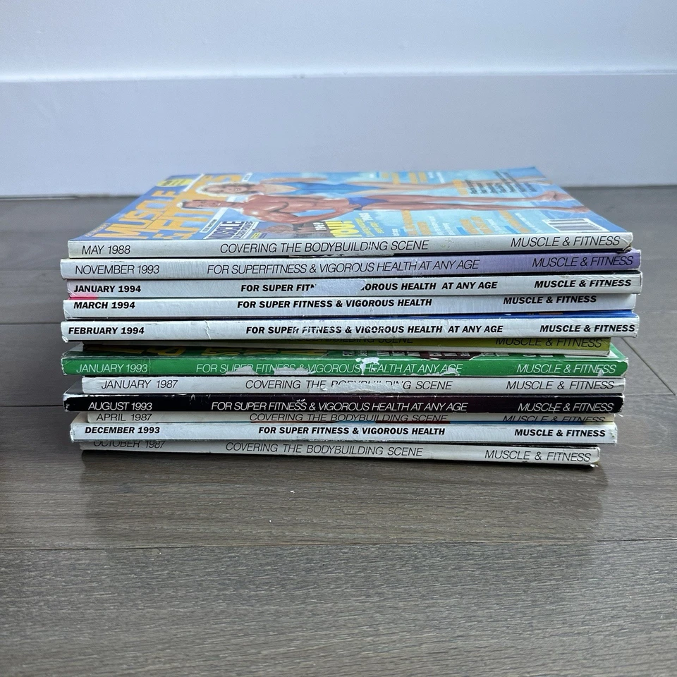 Vintage 80s 90s Lot (12) Muscle & Fitness Bodybuilding Gym Mr. Olympia Magazines - Image 2 of 4