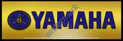 #ad Yamaha yellow Metal Sign 6quot; x 18quot; or 8quot;x24quot; $20.75