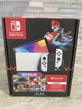 Nintendo Switch Mario Kart OLED EMPTY BOX Cardboard Insert Tray Owners Manual