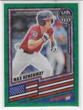 2026 Max Hemenway 2026 Panini Stars & Stripes Prizm Green Scope 61/99 #185