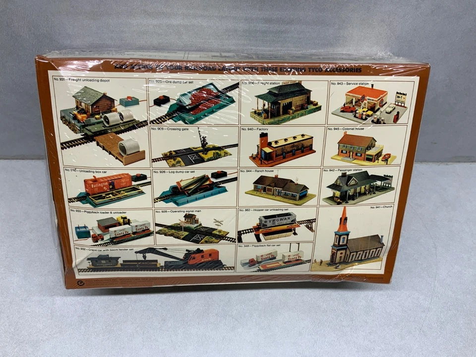 Vintage 1975 TYCO HO Scale Lighted Freight Station #906 NEW SEALED - Image 2 of 3