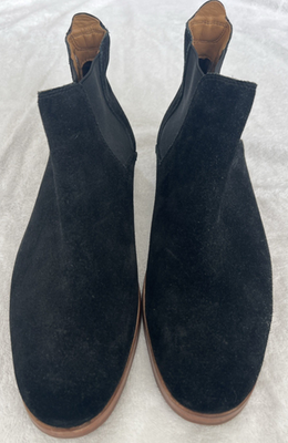 H London by Hudson Mens Eldon Chelsea Boot Suede Black Size  display picture 1