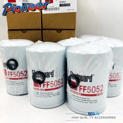 6PCS FF5052 Fuel Filter For Cummins Fleetguard FF42000 4990879 BF788 P550440