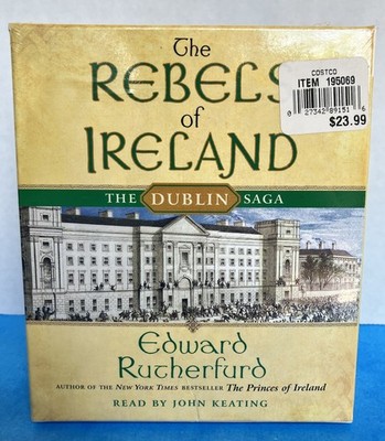 The Rebels of Ireland Edward Rutherford The Dublin Saga AUDIOBOOK 8 Discs - NEW