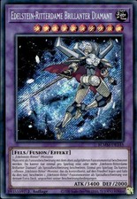 Edelstein-Ritterdame Brillanter Diamant BLMM-DE145 Secret Rare Yugioh Karte
