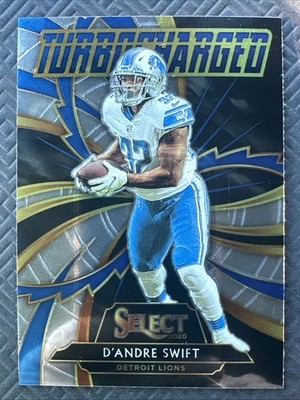 2020 Panini Select - Turbocharged D'Andre Swift #T19 (RC) Lions