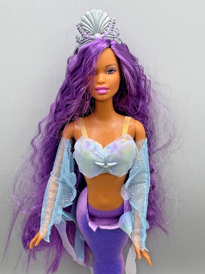 BK~ LOT #8 DRESSED BARBIE DOLL 2002 MERMAID FANTASY 56760 CHRISTIE