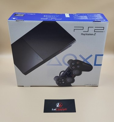 Sealed Sony PlayStation 2 Slimline Spielekonsole SCPH90004CB Ps2 Neu VGA PIxel