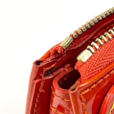 Louis Vuitton Flower Pouch Orange Leather for sale online | eBay