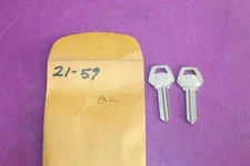 Two (2) Corbin Uncut Key Blanks. Part 21-59. See pic.