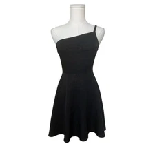 NBD X The Naven Twins Dress Medium Black Skater Mini Fit & Flare Sleeveless XS