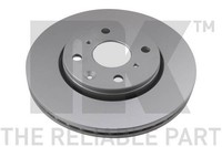 2X Bremsscheibe NK 3145102 FüR 108 Aygo 107 Toyota Peugeot C1 CitroËN KGB10_ GPL