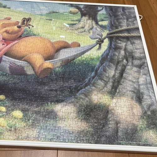 Discontinued Product Winnie The Pooh Jigsaw Puzzle 1000 Happy Hammock CK - Picture 3 of 7