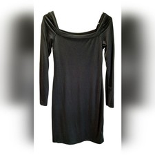 Urban Outfitters Dress Womans Small Black Long Sleeve Formal Party Classic