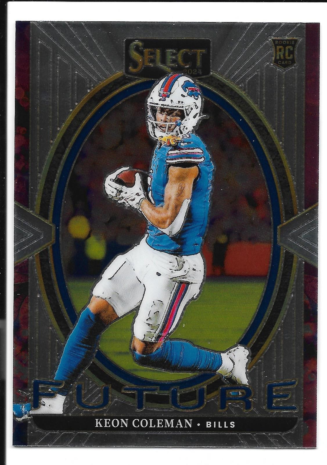 2024 Panini Select - Keon Coleman Select Future #1 Buffalo Bills