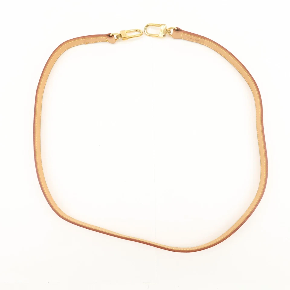 Correa de hombro de cuero Louis Vuitton Nume 100 cm 1,6 cm natural auténtica usada envío gratuito Foto 3 de 4