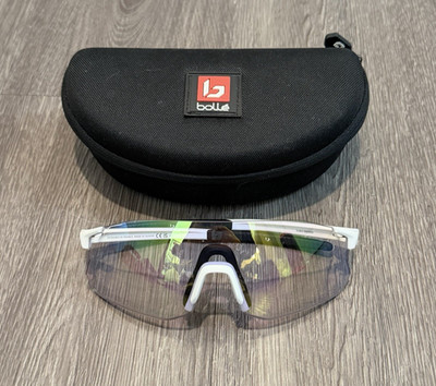 Bolle Sunglasses Icarus BS016005 White Matte/Phantom Clear Green