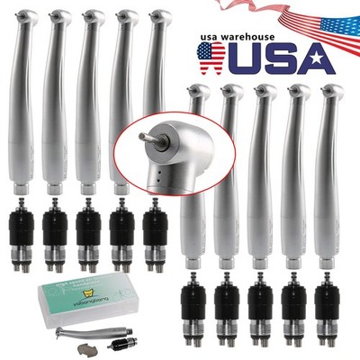 10* NSK Style Dental High Speed Turbine Handpiece W/ Quick Coupler 4 Hole YBNK4