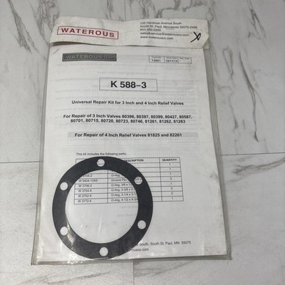 WATEROUS REPAIR KIT K588-3