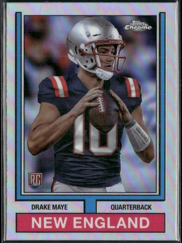 Drake Maye [Refractor] #74TF-3 2024 Topps Chrome 1974 card