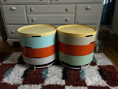 IKEA PS 2014 Stacking Tables Set of 2 RETRO/VTG LOOK