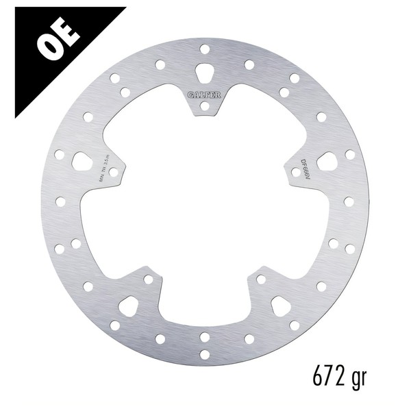 Bremsscheibe Galfer DF666V Round Starr Hinten 240X4 FüR Piaggio, Gilera-image
