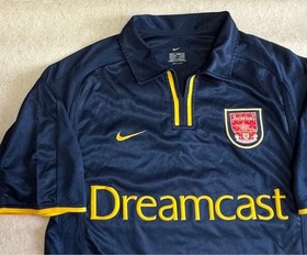 Arsenal  2000 2001 Third 3rd S Football Shirt  Jersey Vintage Sega Dreamcast