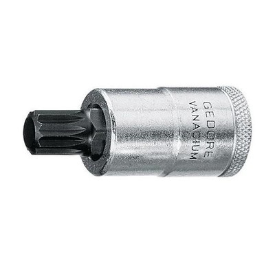 Gedore Steckschlüsseleinsatz INX 19 1/2 Zoll Innen-Vielzahn M8 L.55mm GEDORE