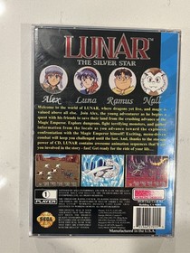 Lunar The Silver Star (Sega CD, 1993) CIB