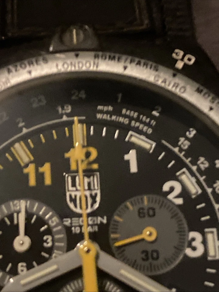 Rare Luminox 8840 Recon Chronograph Black Watch - Image 2 of 4